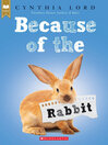 Cover image for Because of the Rabbit (Scholastic Gold)